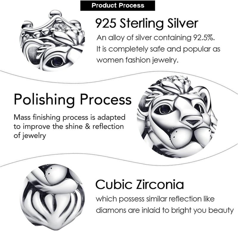 VALGACLS Mom Wife Daughter Love Heart Wedding Rings Charms 925 Sterling Silver Charms for Bracelets Necklace Valentine's Day Mother's Day Jewelry Charm for Women - Image 5